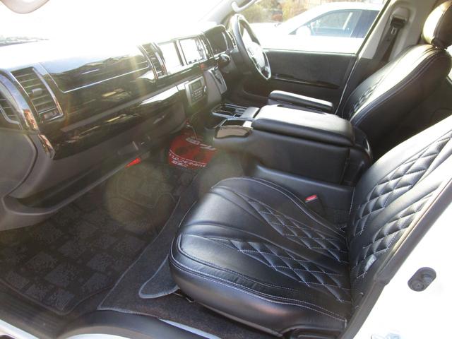 ハイエースワゴン GL ファインテックツアラー 4WD Pスタート 10人乗り ナビTV Bカメラ ETC ドラレコ BARBERO17インチアルミ 両側パワースライドドア フリップダウンモニター オットマンシート(48枚目)