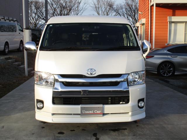 ハイエースワゴン GL ファインテックツアラー 4WD Pスタート 10人乗り ナビTV Bカメラ ETC ドラレコ BARBERO17インチアルミ 両側パワースライドドア フリップダウンモニター オットマンシート(50枚目)