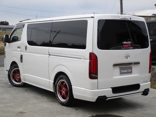 ハイエースバン スーパーＧＬ　ダークプライムＩＩ　１オーナー　ＴＲＤＧＲフルエアロ　モデリスタＬＥＤカーゴライト　ナビＴＶ　Ｂカメラ　ＥＴＣ　前後ドラレコ　アドバン　レーシング１７インチアルミ　デジタルインナーミラー　トムスＬＥＤテールランプ（4枚目）