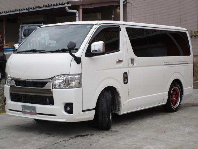 ハイエースバン スーパーＧＬ　ダークプライムＩＩ　１オーナー　ＴＲＤＧＲフルエアロ　モデリスタＬＥＤカーゴライト　ナビＴＶ　Ｂカメラ　ＥＴＣ　前後ドラレコ　アドバン　レーシング１７インチアルミ　デジタルインナーミラー　トムスＬＥＤテールランプ（5枚目）