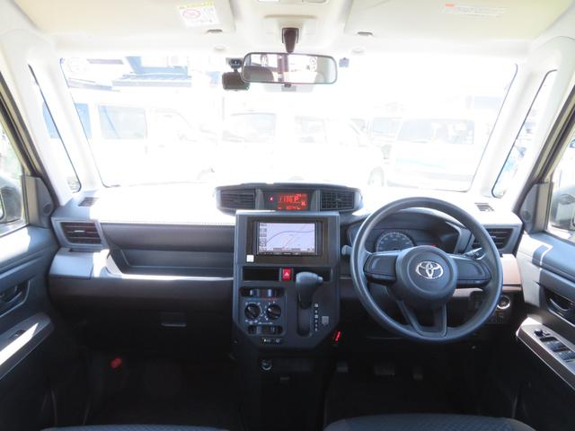 ルーミー Ｘ　４ＷＤ／左側パワースライドドア／ＥＴＣ／社外ナビゲーション／バックカメラ／Ｂｌｕｅｔｏｏｔｈ／スタッドレスタイヤ付／追突防止装置／前席エアバック／盗難防止装置／衝突安全ボディ／レンタカーアップ（14枚目）