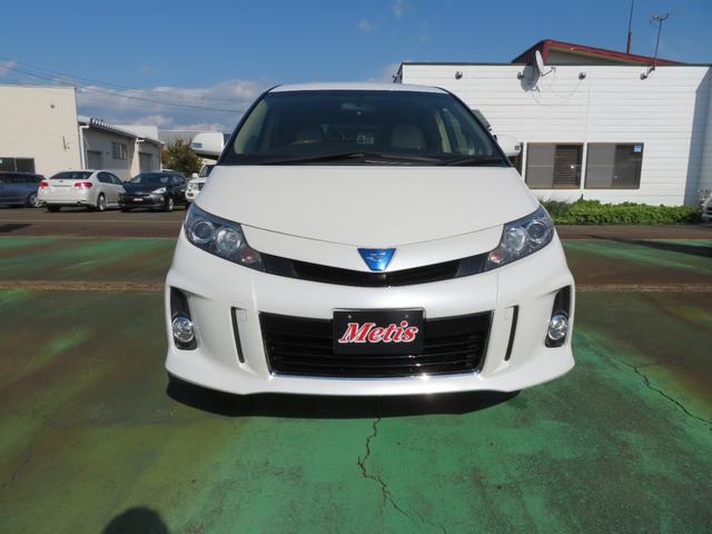 エスティマハイブリッド アエラス 4WD/両側パワースライドドア/純正8インチナビゲーション/デジタルテレビ/バックカメラ/Bluetooth/クルーズコントロール/パワーシート/ビルトインETC/ディスチャージライト/スマートキー(3枚目)