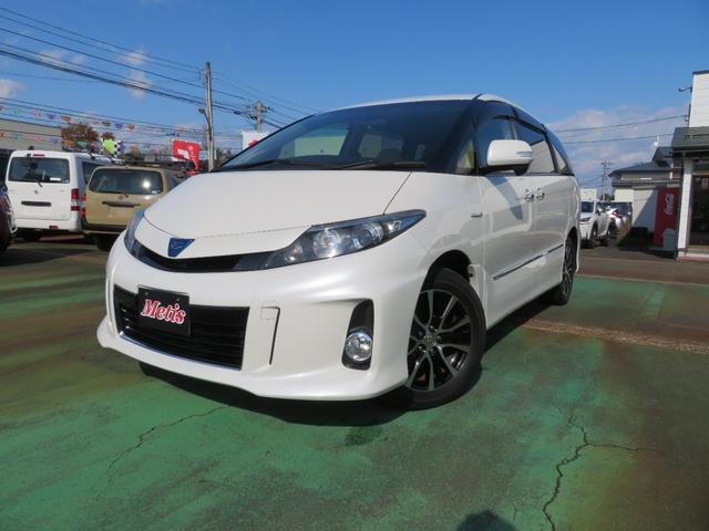 エスティマハイブリッド アエラス 4WD/両側パワースライドドア/純正8インチナビゲーション/デジタルテレビ/バックカメラ/Bluetooth/クルーズコントロール/パワーシート/ビルトインETC/ディスチャージライト/スマートキー(7枚目)