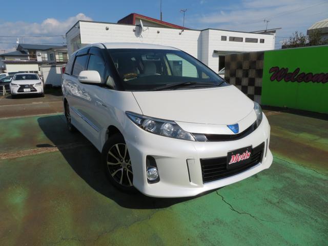 エスティマハイブリッド アエラス 4WD/両側パワースライドドア/純正8インチナビゲーション/デジタルテレビ/バックカメラ/Bluetooth/クルーズコントロール/パワーシート/ビルトインETC/ディスチャージライト/スマートキー(9枚目)