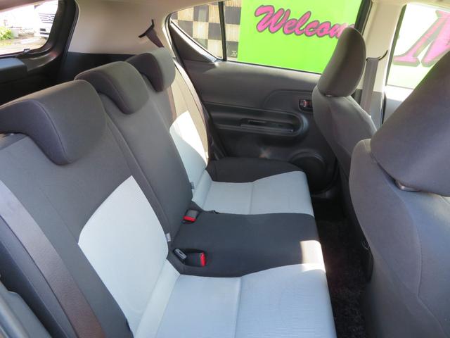 アクア Ｓ　社外ナビゲーション／ワンセグテレビ／バックカメラ／Ｂｌｕｅｔｏｏｔｈ／キーレスエントリー／前席シートヒーター／社外１５ＡＷ／社外エンジンスターター／前席エアバック／衝突安全ボディ（40枚目）