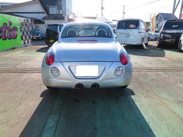 コペン アクティブトップ　電動オープン動作確認ＯＫ／キーレスエントリー／ターボ車／ＥＴＣ／ドライブレコーダー／ディスチャージヘッドライト／フォグランプ／社外１５ＡＷ／シートヒーター／タイミングチェーン／社外ＣＤデッキ（5枚目）