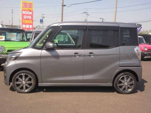 ｅＫスペースカスタム カスタムＴ　ｅ－アシスト　４ＷＤ　ターボ　後期型　両側電動スライドドア　純正オーディオ　ＣＤ　シートヒーター　オートライト　ＬＥＤライト　フォグライト　電動格納ミラー　クルーズコントロール　ブレーキアシスト機能　無修復歴車（10枚目）