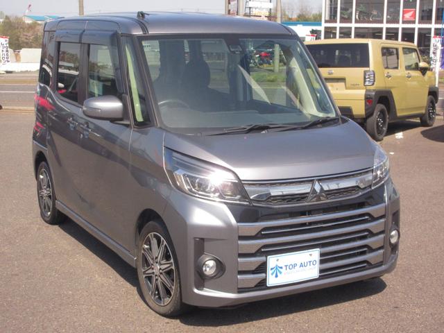 ｅＫスペースカスタム カスタムＴ　ｅ－アシスト　４ＷＤ　ターボ　後期型　両側電動スライドドア　純正オーディオ　ＣＤ　シートヒーター　オートライト　ＬＥＤライト　フォグライト　電動格納ミラー　クルーズコントロール　ブレーキアシスト機能　無修復歴車（12枚目）