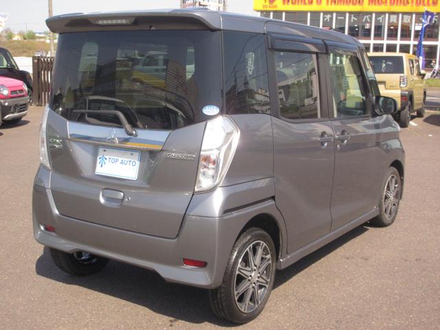 ｅＫスペースカスタム カスタムＴ　ｅ－アシスト　４ＷＤ　ターボ　後期型　両側電動スライドドア　純正オーディオ　ＣＤ　シートヒーター　オートライト　ＬＥＤライト　フォグライト　電動格納ミラー　クルーズコントロール　ブレーキアシスト機能　無修復歴車（16枚目）
