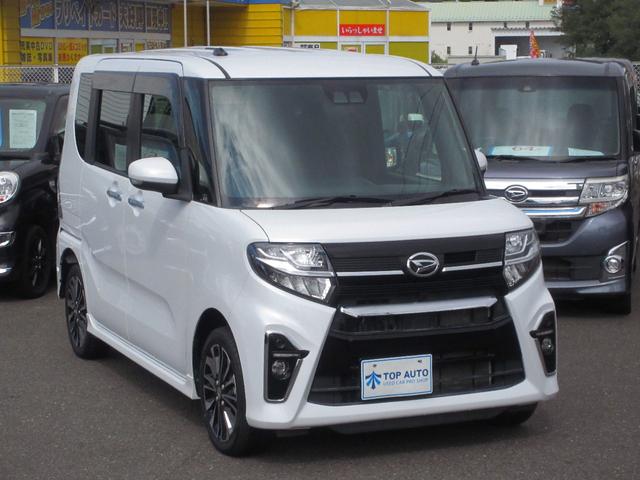 タント カスタムＲＳ　４ＷＤ　ターボ　両側電動スライドドア　スマートキー　ナビ　ＴＶ　ＣＤ／ＤＶＤ再生　Ｂｌｕｅｔｏｏｔｈ接続　ＥＴＣ　バックカメラ　シートヒーター　障害物センサー　レーンキープアシスト　ブレーキサポート（12枚目）