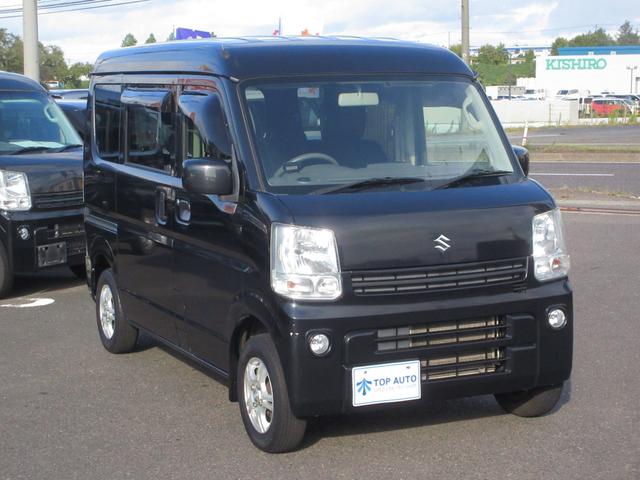 エブリイ ジョイン　切替式４ＷＤ　ハイルーフ　５ＡＧＳ　ＭＴモード付　キーレスキー　ナビ　ＴＶ　ＣＤ　ＥＴＣ　バックカメラ　ＥＴＣ　フォグライト　電動格納ミラー　ＡＢＳ　社外アルミホイール　無修復歴車（12枚目）
