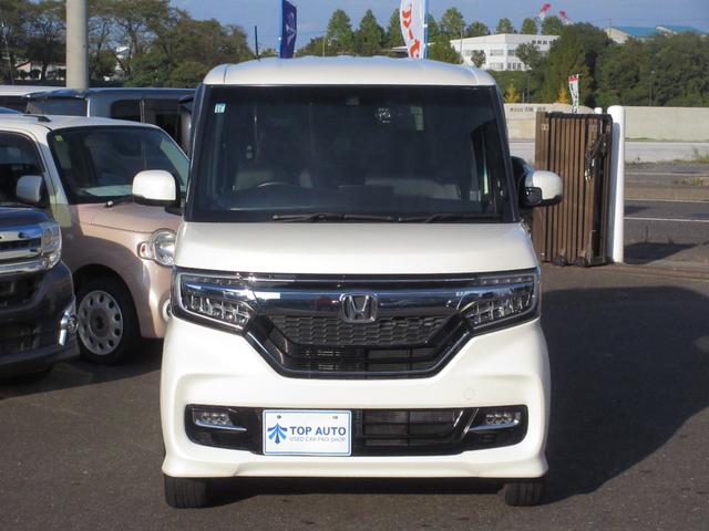 Ｎ－ＢＯＸカスタム Ｇ・ＥＸターボホンダセンシング　４ＷＤ　両側電動スライドドア　スマートキー　ナビ　ＴＶ　ＣＤ／ＤＶＤ再生　Ｂｌｕｅｔｏｏｔｈ接続　ドライブレコーダー　ＥＴＣ　バックカメラ　シートヒーターＬ／Ｒ　クルーズコントロール　ブレーキサポート（4枚目）
