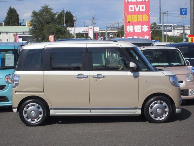 ムーヴキャンバス ＧメイクアップＶＳ　ＳＡＩＩＩ　４ＷＤ　両側電動スライドドア　ナビ　ＴＶ　ＣＤ／ＤＶＤ再生　Ｂｌｕｅｔｏｏｔｈ接続　ＥＴＣ　全方位カメラ　ＬＥＤヘッドライト　フォグライト　オートライト　レーンキープアシスト　ブレーキサポート（8枚目）