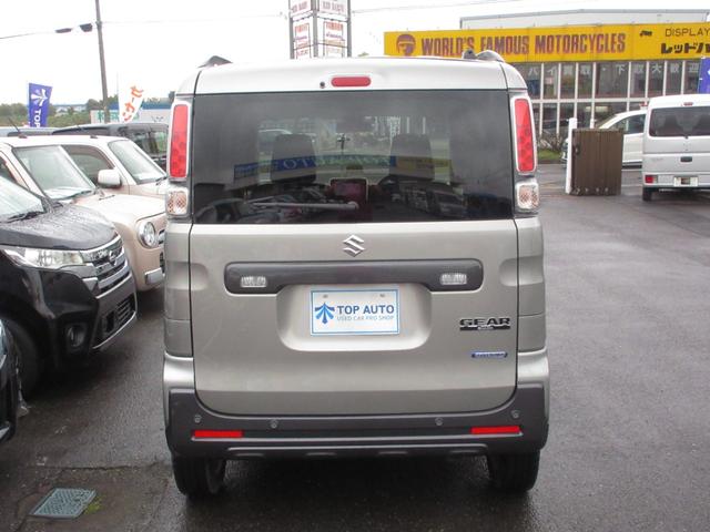 スペーシアギア ハイブリッドＸＺ　ターボ　４ＷＤ　両側電動スライドドア　ナビ　ＴＶ　ＣＤ／ＤＶＤ再生　Ｂｌｕｅｔｏｏｔｈ接続　ＥＴＣ　シートヒーターＬ／Ｒ　クルーズコントロール　レーンキープアシスト　デュアルセンサーブレーキサポート（6枚目）