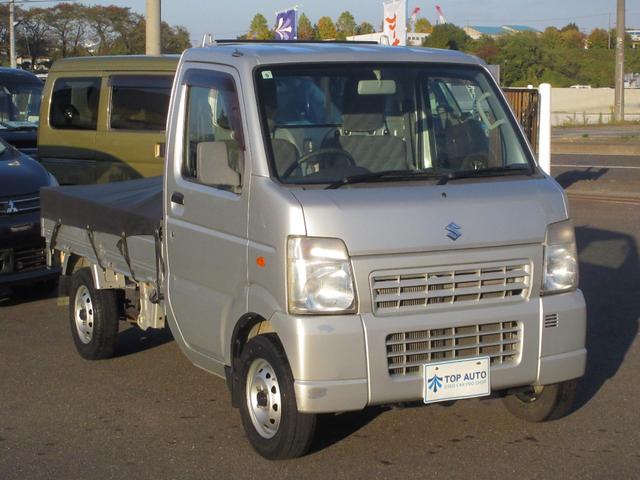 キャリイトラック KCエアコン・パワステ 切替式4WD 三方開 エアコン パワーステアリング 無修復歴車(11枚目)