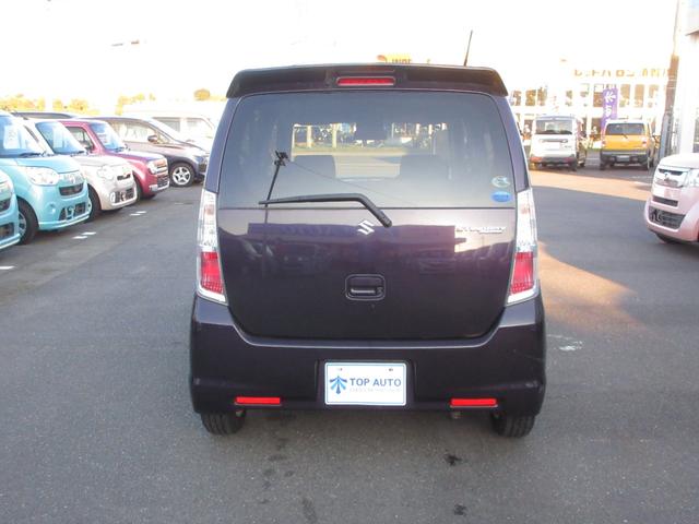 ワゴンＲスティングレー Ｔ　ターボ　プッシュスタート　スマートキー　ＥＴＣ　オートライト　ＨＩＤライト　フォグライト　電動格納ミラー　全席パワーウィンドウ　ローダウン　無修復歴車（5枚目）