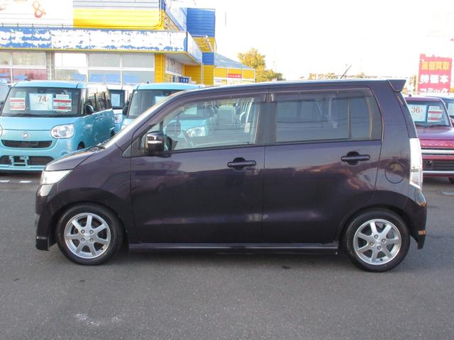 ワゴンＲスティングレー Ｔ　ターボ　プッシュスタート　スマートキー　ＥＴＣ　オートライト　ＨＩＤライト　フォグライト　電動格納ミラー　全席パワーウィンドウ　ローダウン　無修復歴車（9枚目）