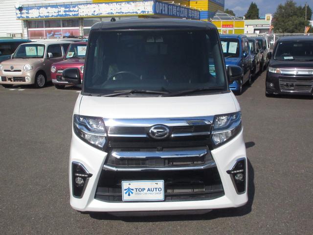 タント カスタムＲＳスタイルセレクション　４ＷＤ　ターボ　両側電動スライドドア　スマートキー　ＥＴＣ　シートヒーター　オートライト　ＬＥＤライト　フォグライト　横滑り防止機能　障害物センサー　レーンキープアシスト　ブレーキサポート（4枚目）