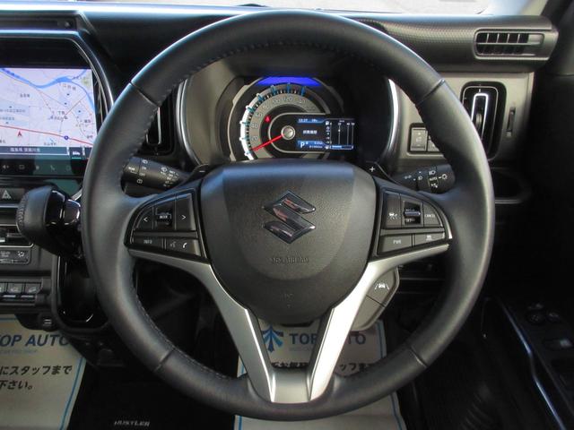 ハスラー Jスタイルターボ 4WD スマートキー ナビ TV CD/DVD再生 Bluetooth接続 全方位カメラ LEDライト 障害物センサー レーンキープアシスト ブレーキサポート アダプティブクルーズコントロール(41枚目)