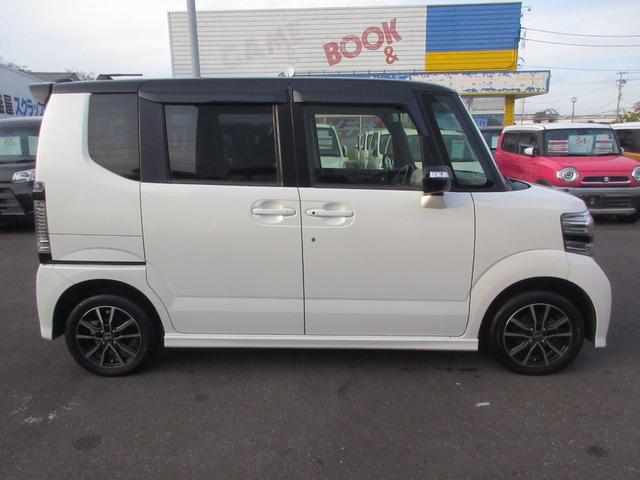 N-BOXカスタム 2トーンカラースタイル G・ターボLパッケージ 4WD 両側パワースライドドア ナビ フルセグTV Bluetooth CD DVD バックカメラ ETC クルーズコントロール ハーフレザーシート シートヒーター HID フォグ ABS 横滑り防止(7枚目)