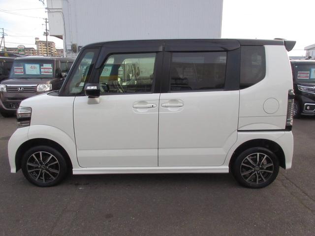 N-BOXカスタム 2トーンカラースタイル G・ターボLパッケージ 4WD 両側パワースライドドア ナビ フルセグTV Bluetooth CD DVD バックカメラ ETC クルーズコントロール ハーフレザーシート シートヒーター HID フォグ ABS 横滑り防止(9枚目)