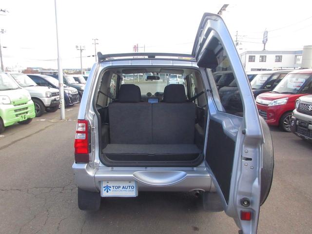 パジェロミニ ＶＲ　４ＷＤ　ナビ　フルセグＴＶ　Ｂｌｕｅｔｏｏｔｈ接続　ＤＶＤ　ＣＤ　ＥＴＣ　キーレス　ＡＢＳ　パワーウィンドウ　ルーフレール　アルミホイール（37枚目）