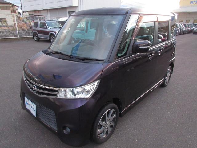 ルークス ハイウェイスターターボ　４ＷＤ　両側電動スライドドア　ナビ　フルセグＴＶ　Ｂｌｕｅｔｏｏｔｈ接続　ＣＤ　ＤＶＤ　ＵＳＢ接続　シートヒーター　ＨＩＤ　オートライト　ＡＢＳ　プッシュスタート　純正アルミホイール（13枚目）