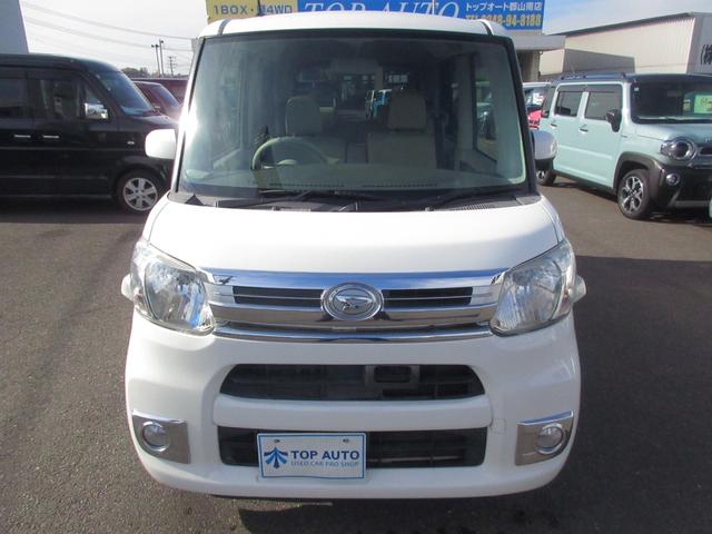 タント Ｘターボ　ＳＡ　４ＷＤ　衝突軽減ブレーキ　電動スライドドア　ＣＤ　ＡＵＸ　ＵＳＢ　踏み間違い防止　横滑り防止　ＡＢＳ　オートライト　フォグライト　プッシュスタート（4枚目）