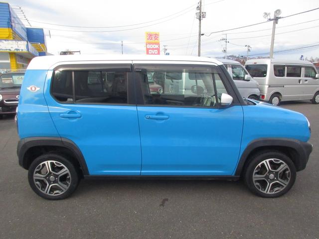 ハスラー Ｘターボ　４ＷＤ　修復歴無し　ナビ　フルセグＴＶ　Ｂｌｕｅｔｏｏｔｈ接続　ＤＶＤ　ＵＳＢ　衝突軽減ブレーキ　横滑り防止　踏み間違い防止　ＡＢＳ　ＨＩＤ　　プッシュスタート　ダウンヒルアシスト　シートヒーター（8枚目）