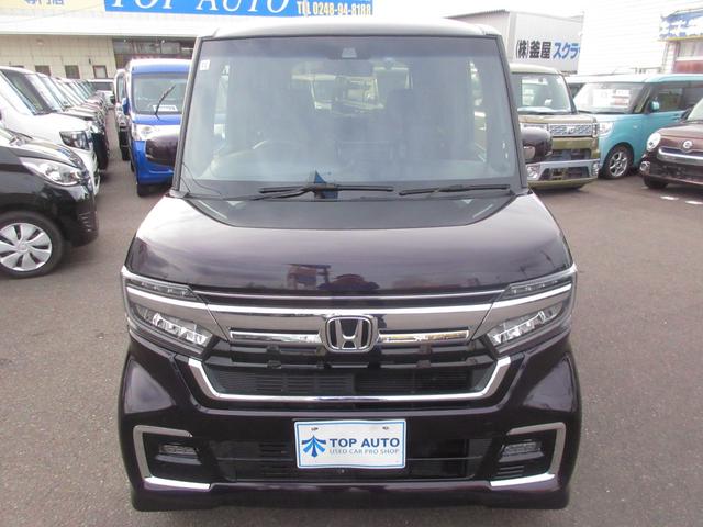 Ｎ－ＢＯＸカスタム Ｌターボ　４ＷＤ　９インチナビ　フルセグ　衝突軽減ブレーキ　両側電動スライドドア　シートヒーター　Ｂｌｕｅｔｏｏｔｈ接続　バックカメラ　Ａｐｐｌｅｃａｒｐｌａｙ　ＣＤ　ＤＶＤ　ドライブレコーダー　パドルシフト（4枚目）
