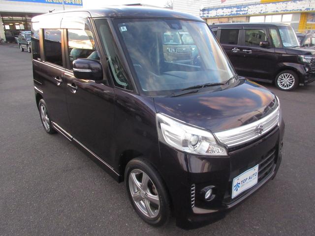 スペーシアカスタム ＴＳ　４ＷＤ　ターボ　両側電動スライドドア　衝突軽減ブレーキ　ＨＩＤ　横滑り防止　ＡＢＳ　オートライト　フォグライト　アルミホイール（12枚目）