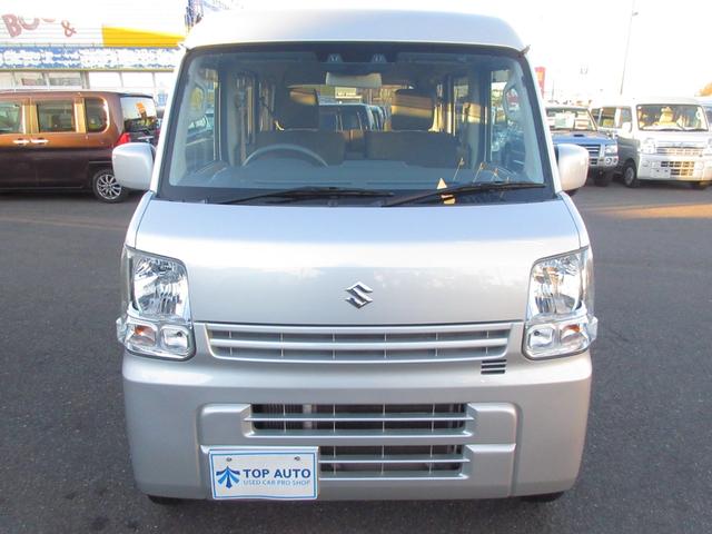 エブリイ ジョインターボ　ハイルーフ　４ＷＤ　修復歴無し　ナビ　フルセグ　ＥＴＣ　Ｂｌｕｅｔｏｏｔｈ接続　バックカメラ　ＣＤ　ＤＶＤ　衝突軽減ブレーキ　踏み間違い防止　クリアランスソナー　横滑り防止　ＡＢＳ　キーレス（4枚目）