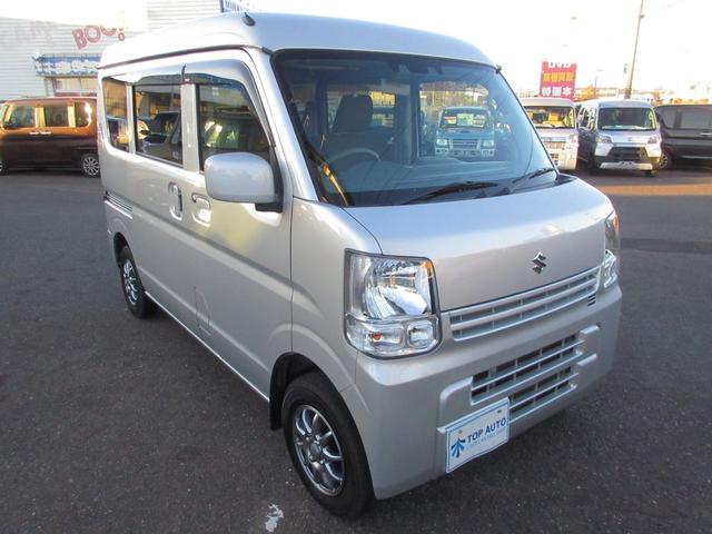 エブリイ ジョインターボ　ハイルーフ　４ＷＤ　修復歴無し　ナビ　フルセグ　ＥＴＣ　Ｂｌｕｅｔｏｏｔｈ接続　バックカメラ　ＣＤ　ＤＶＤ　衝突軽減ブレーキ　踏み間違い防止　クリアランスソナー　横滑り防止　ＡＢＳ　キーレス（12枚目）