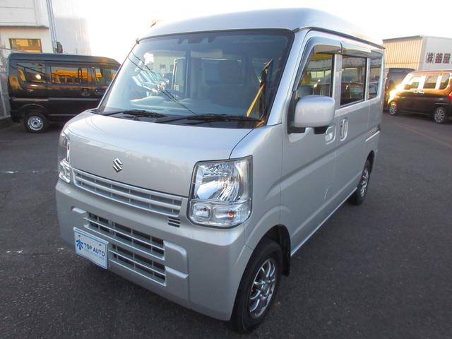 エブリイ ジョインターボ　ハイルーフ　４ＷＤ　修復歴無し　ナビ　フルセグ　ＥＴＣ　Ｂｌｕｅｔｏｏｔｈ接続　バックカメラ　ＣＤ　ＤＶＤ　衝突軽減ブレーキ　踏み間違い防止　クリアランスソナー　横滑り防止　ＡＢＳ　キーレス（14枚目）