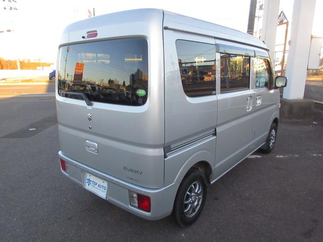エブリイ ジョインターボ　ハイルーフ　４ＷＤ　修復歴無し　ナビ　フルセグ　ＥＴＣ　Ｂｌｕｅｔｏｏｔｈ接続　バックカメラ　ＣＤ　ＤＶＤ　衝突軽減ブレーキ　踏み間違い防止　クリアランスソナー　横滑り防止　ＡＢＳ　キーレス（16枚目）