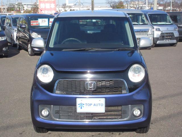 N-ONE プレミアム ツアラー 4WD ターボ 修復歴無し ナビ フルセグ Bluetooth ETC バックカメラ CD DVD ドライブレコーダー 横滑り防止 ABS HID オートライト アルミホイール ツートンカラー(4枚目)