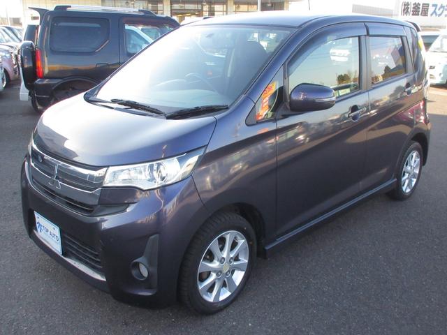 ｅＫカスタム Ｇ　４ＷＤ　修復歴無し　ナビ　フルセグ　Ｂｌｕｅｔｏｏｔｈ　バックカメラ　エンジンスターター　シートヒーター　ＣＤ　ＤＶＤ　ＨＩＤ　プッシュスタート　アルミホイール（14枚目）