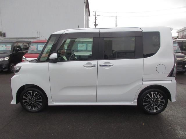 タント カスタムRS 4WD ターボ 10インチナビ フルセグ 全周囲カメラ ドライブレコーダー Bluetooth 衝突軽減ブレーキ シートヒータ クリアランスソナー 踏み間違い防止 オートハイビーム ハーフレザーシート(9枚目)