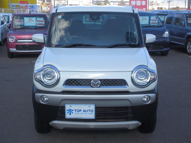 フレアクロスオーバー XT 4WD ターボ ナビ フルセグTV 衝突軽減ブレーキ Bluetooth機能 ETC 前後ドライブレコーダー バックカメラ シートヒーター アルミホイール プッシュスタート HID オートライト(3枚目)