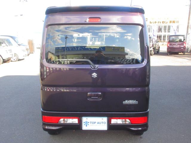 エブリイワゴン PZターボ ハイルーフ 4WD 修復歴無し ナビ バックカメラ Bluetooth接続 フルセグTV パワースライドドア プッシュスタート 衝突軽減ブレーキ 横滑り防止 HID CD DVD ABS オートライト(5枚目)