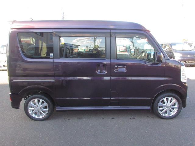 エブリイワゴン PZターボ ハイルーフ 4WD 修復歴無し ナビ バックカメラ Bluetooth接続 フルセグTV パワースライドドア プッシュスタート 衝突軽減ブレーキ 横滑り防止 HID CD DVD ABS オートライト(7枚目)