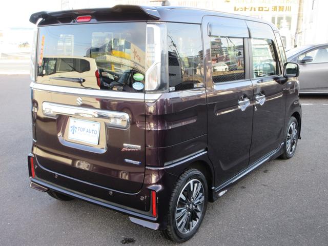 スペーシアカスタム ハイブリッドＸＳターボ　４ＷＤ　修復歴無し　両側オートスライドドア　ナビ　フルセグ　衝突軽減ブレーキ　シートヒーター　Ｂｌｕｅｔｏｏｔｈ　ＤＶＤ　クルーズコントロール　クリアランスソナー　レーンキープ　オートハイビーム（15枚目）