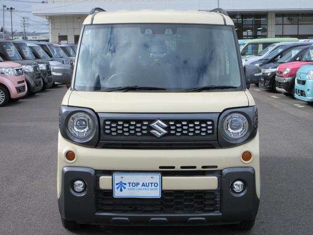 スペーシアギア ハイブリッドＸＺ　４ＷＤ　両側電動スライドドア　ナビ　ＴＶ　シートヒーター　衝突軽減ブレーキ　　ＤＶＤ　ＬＥＤヘッドライト　アダプティブクルーズコントロール　レーンキープアシスト　クリアランスソナー　プッシュスタート（3枚目）