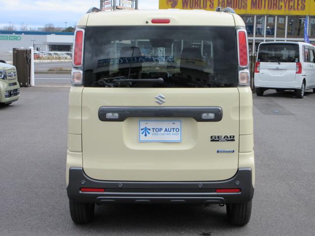 スペーシアギア ハイブリッドＸＺ　４ＷＤ　両側電動スライドドア　ナビ　ＴＶ　シートヒーター　衝突軽減ブレーキ　　ＤＶＤ　ＬＥＤヘッドライト　アダプティブクルーズコントロール　レーンキープアシスト　クリアランスソナー　プッシュスタート（5枚目）