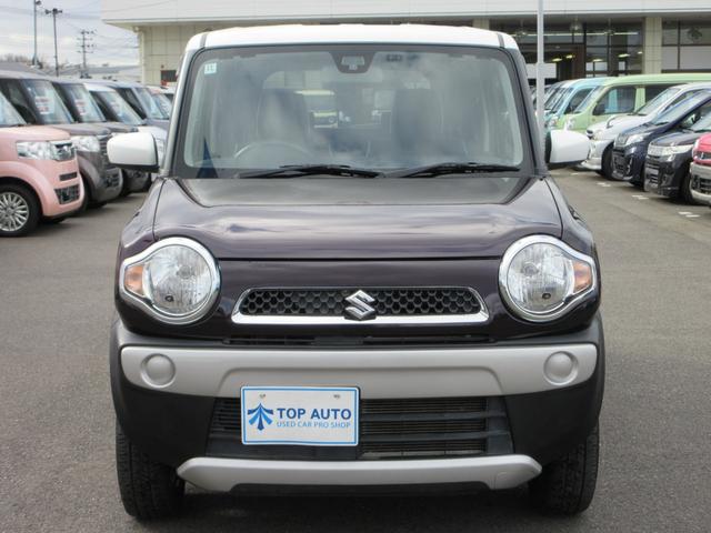 ハスラー Ｘターボ　４ＷＤ　衝突軽減ブレーキ　ナビ　フルセグＴＶ　バックカメラ　Ｂｌｕｅｔｏｏｔｈ　ＣＤ　ＤＶＤ　踏み間違い防止　横滑り防止　シートヒーター　プッシュスタート　ＡＢＳ　電動格納ミラー（3枚目）