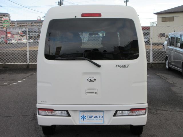 ハイゼットカーゴ クルーズターボ　４ＷＤ　修復歴なし　キーレスキー　両側スライドドア　ＣＤ　ＡＵＸ　積載量３５０ｋｇ　全席パワーウィンドウ　電動格納ミラー　アイドリングストップ　ＡＢＳ（5枚目）