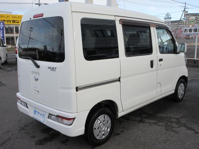 ハイゼットカーゴ クルーズターボ　４ＷＤ　修復歴なし　キーレスキー　両側スライドドア　ＣＤ　ＡＵＸ　積載量３５０ｋｇ　全席パワーウィンドウ　電動格納ミラー　アイドリングストップ　ＡＢＳ（15枚目）