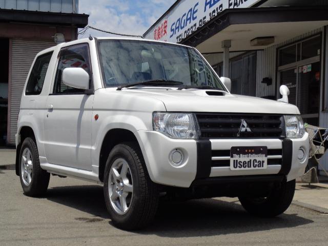 パジェロミニ ＺＲ　４ＷＤ　ターボ　切替４ＷＤ　キーレス　ＣＤ　ＦＭ／ＡＭ　シートヒーター　ＡＢＳ　社外アルミ　運転席＆助手席エアバッグ　盗難防止装置（3枚目）