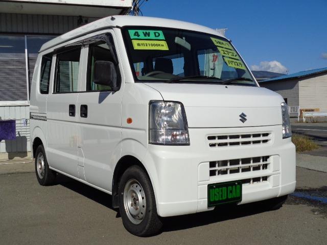 エブリイ ＰＡ　ハイルーフ　４ＷＤ　５速マニュアル　エアコン　パワステ　集中ドアロック　ＦＭ／ＡＭラジオ　ハイルーフ　運転席＆助手席エアバッグ（3枚目）