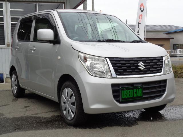 ワゴンＲ ＦＸ　４ＷＤ　キーレス　メモリーナビ　ＣＤ　ＦＭ／ＡＭ　アイドリングストップ　ＥＴＣ　電動格納ミラー　ミラーヒーター　シートヒーター　運転席＆助手席エアバッグ　盗難防止装置（3枚目）